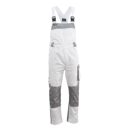 Полукомбинезон BRODEKS KS402, белый/серый (S) (KS402WHITES)