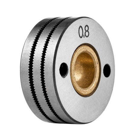Ролик подающий HUGONG INVERMIG 350-500 III ( 0.8K-1.0K, flux type ) (30х10х12)/ Feed roller (20200040137) (1 шт.) (040687)