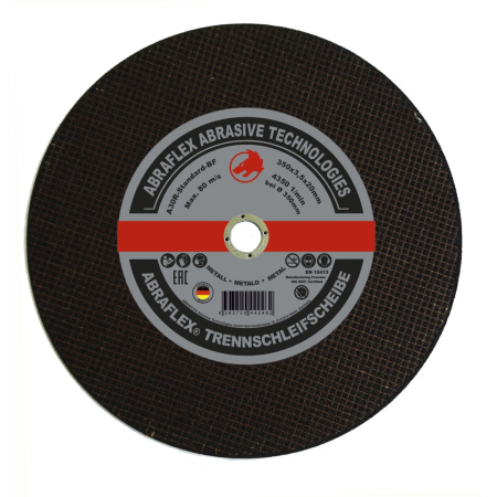 Круг отрезной Abraflex 350x3,5x25,4 A-30R Standard BF (металл) (T000038387)