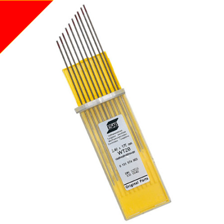 Электроды ESAB Tungsten WT-20 (Красный) вольфрамовые