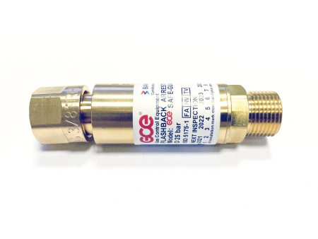 Затвор предохранительный GCE SG-3 (SP 34/FR 34, GVO 10) Кислород вх./вых. G3/8"