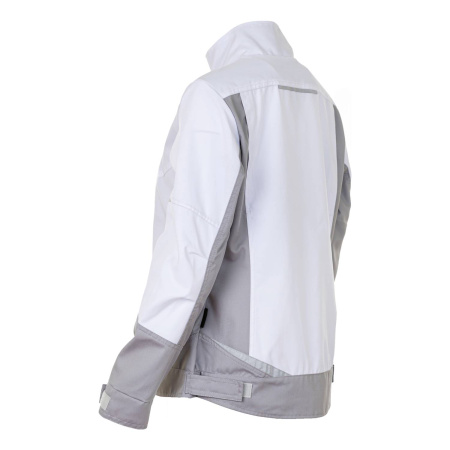 Куртка рабочая женская BRODEKS KS228, белый/серый (XS) (KS228WHITEXS)