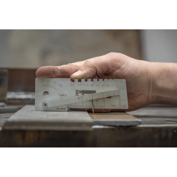 Шаблон сварщика КЕДР УШС-3 с калибровкой (8021854)