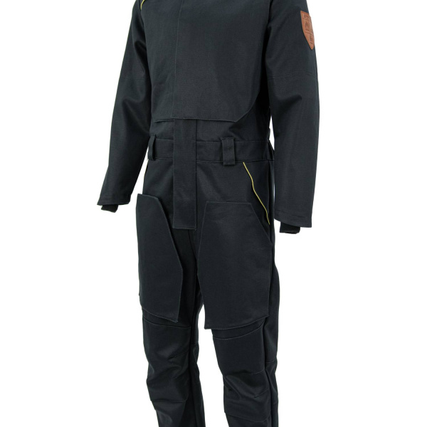 Комбинезон сварщика BRODEKS FS58-02, черный (XS) (FS58-02BLACKXS)