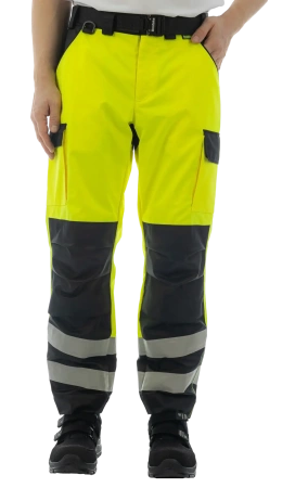 Брюки сигнальные BRODEKS KS313, желтый/черный