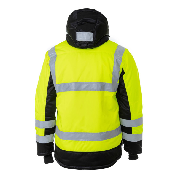 Куртка сигнальная зимняя BRODEKS KW216, желтый/черный (S) (KW216YELLOWS)
