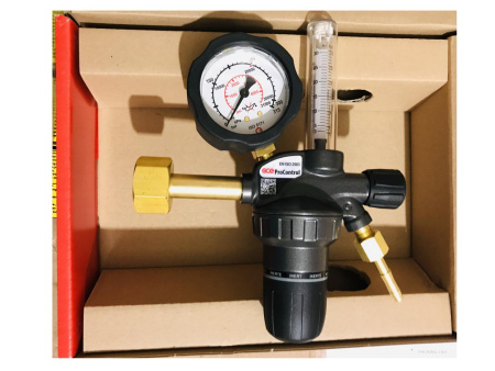 Редуктор углекислотный GCE ProControl Ar/CO2 - Aргон/СО2 - 200/ - бар, вх. G3/4"; вых. G1/4"; ротаметр 0-30л/мин