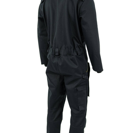 Комбинезон сварщика BRODEKS FS58-02, черный (XS) (FS58-02BLACKXS)