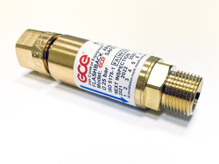 Затвор предохранительный GCE SG-3 (SP 34/FR 34, GVO 10) Кислород вх./вых. G3/8"
