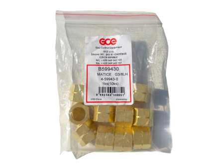 Гайка накидная GCE G3/8" LH (Латунь) (10 шт.)