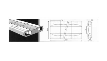 Подкладки керамические ESAB PZ 1500/02 Brown,Wire,Concave