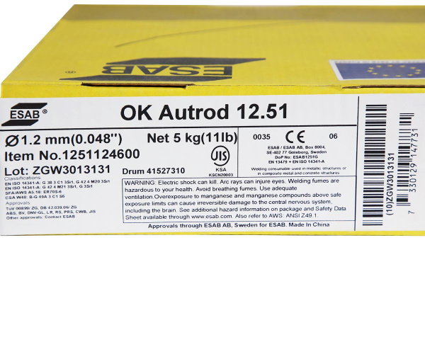 Проволока сварочная ESAB OK Autrod 12.51