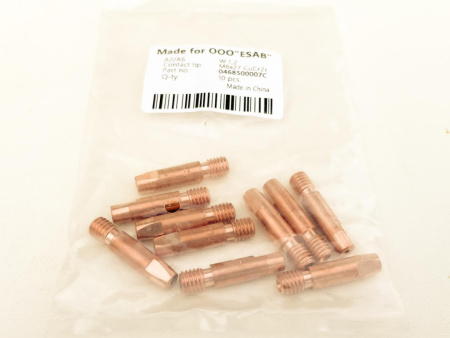 Наконечник контактный ESAB Contact tip CuCrZr 1.2мм М6, арт.0468500007