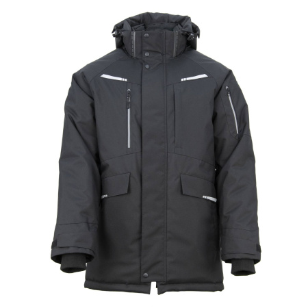 Куртка-парка зимняя BRODEKS KW215, черный (S) (KW215BLACKS)