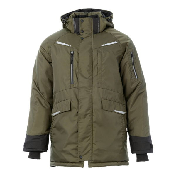 Куртка-парка зимняя BRODEKS KW215, хаки (S) (KW215KHAKS)