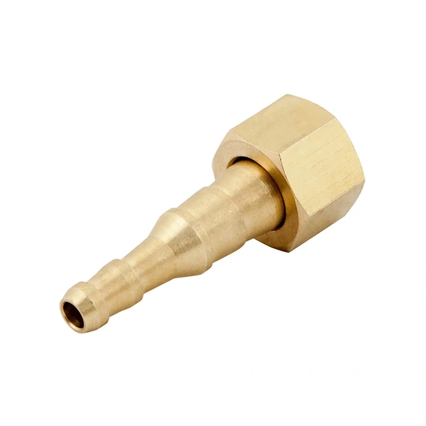 Гайка накидная КЕДР G3/8 с нипелем Ø6 для горелок TIG, MIG (8001528)