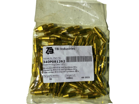 Наконечник контактный ESAB M8, 0.8мм (.030") L 30мм ECu