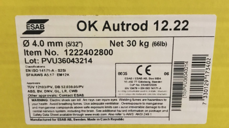Проволока сварочная ESAB OK Autrod 12.22