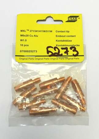 Наконечники контактные ESAB М6х28 Alu Cu
