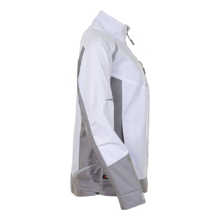 Куртка рабочая женская BRODEKS KS228, белый/серый (XS) (KS228WHITEXS)