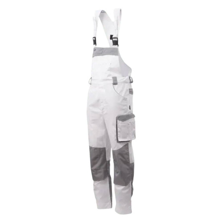 Полукомбинезон BRODEKS KS402, белый/серый