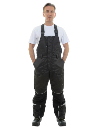 Полукомбинезон зимний BRODEKS KW403, черный
