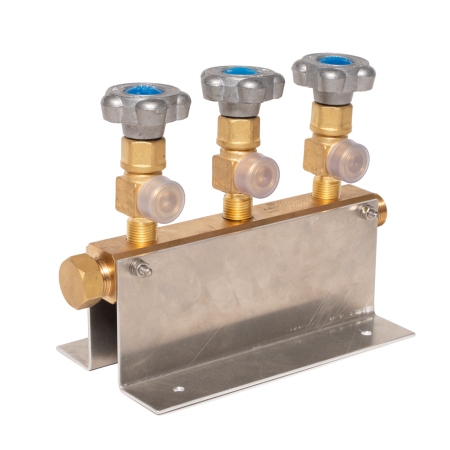Коллектор KRASS КР-01 кислородный 3-х вентильный