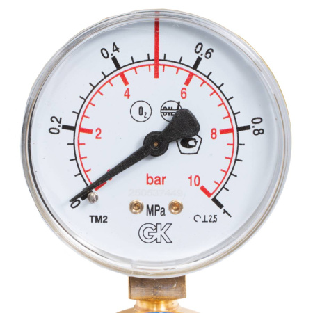 Манометр кислородный KRASS 0,5/0,8 МПа, 50 мм, G1/4" (2190138PV)