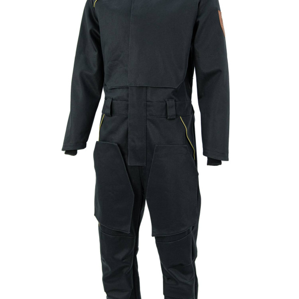 Комбинезон сварщика BRODEKS FS58-02, черный (XS) (FS58-02BLACKXS)