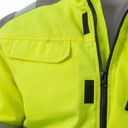 Куртка мультизащитная BRODEKS MS28-61, желтый/серый (S) (MS28-61YELLOWS)