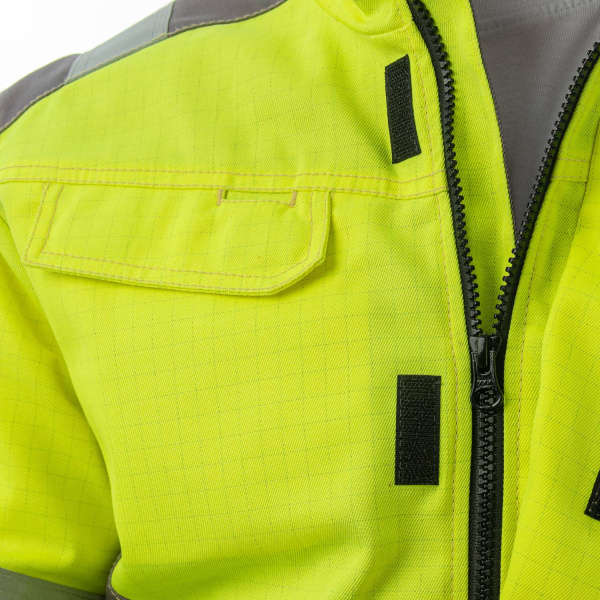 Куртка мультизащитная BRODEKS MS28-61, желтый/серый (S) (MS28-61YELLOWS)