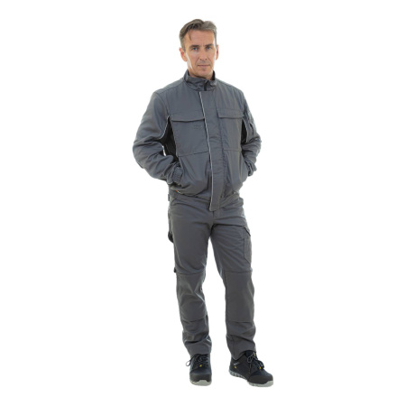 Куртка BRODEKS KS201, серый/черный (S) (KS201GREYS)