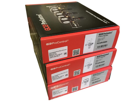 Редуктор углекислотный GCE ProControl Ar/CO2 - Aргон/СО2 - 200/ - бар, вх. G3/4"; вых. G1/4"; ротаметр 0-30л/мин