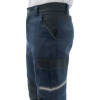 Брюки сварщика BRODEKS FS38-01, т.синий/черный (52) (FS38-01BLUE52)