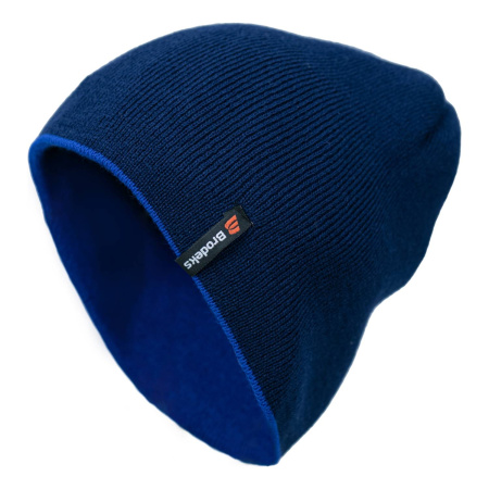 Шапка BRODEKS bicolor т.синий-синий (capBCblue)