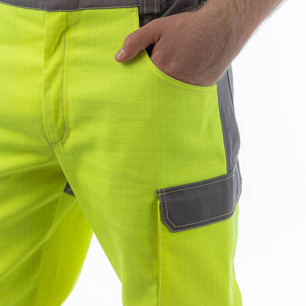 Брюки мультизащитные BRODEKS MS38-61, желтый/серый  (46) (MS38-61YELLOW46)