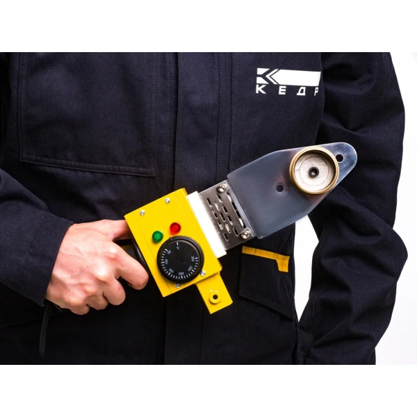 Аппарат для сварки пластиковых труб КЕДР СП-1700 PRIME в кейсе (220В, 0-300 C°, полный набор) (8017799)