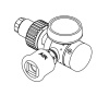 Регулятор баллонный GCE MEDIREG AIR G5/8 300BAR (0724298N)