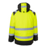 Куртка-парка сигнальная зимняя BRODEKS KW217, желтый/черный (S) (KW217YELLOWS)