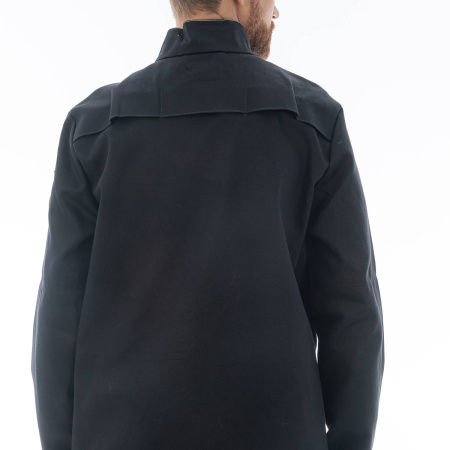 Куртка сварщика BRODEKS FS28-02, черный (L) (FS28-02BLACKL)