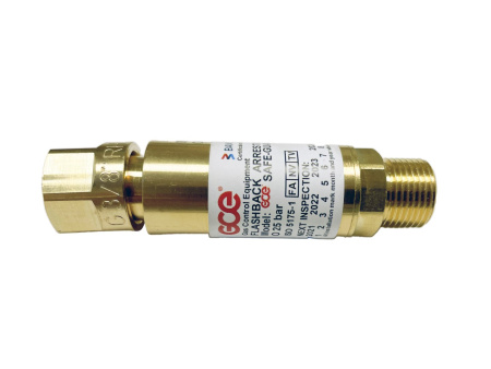 Затвор предохранительный GCE SG-3 (SP 34/FR 34, GVO 10) Кислород вх./вых. G3/8"