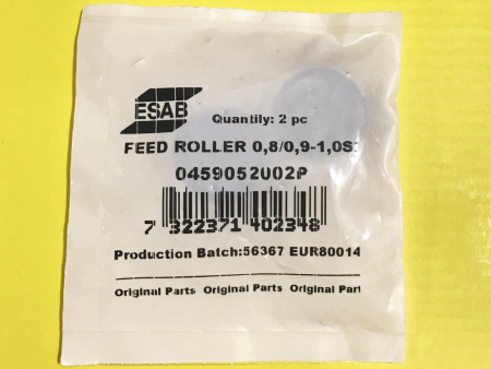 Ролик подающий ESAB Feed roller 0.8/0.9-1.0S2