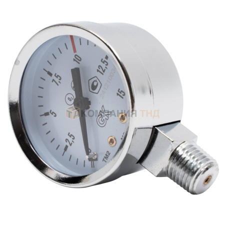 Манометр кислородный KRASS 10/15 МПа, 50 мм, NPT1/4
