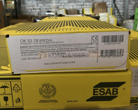 Сварочные электроды ESAB OK 53.16 SPEZIAL Электроды ESAB OK 53.16 SPEZIAL