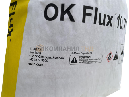 Сварочный флюс ESAB OK FLUX 10.71Р (Россия) для выполнения сварочных швов на листах любой толщины Флюс сварочный ESAB OK FLUX 10.71Р