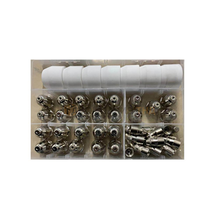 Комплект принадлежностей HUGONG для горелки P80 (52 предмета) / Plasma Torch P80 accessory set-52 piece