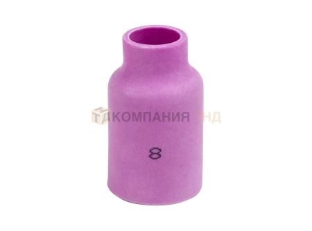 Сопло керамическое КЕДР TIG-17–18–26 PRO/EXPERT № 8 / Ø 12,5 мм газовая линза (8004435)