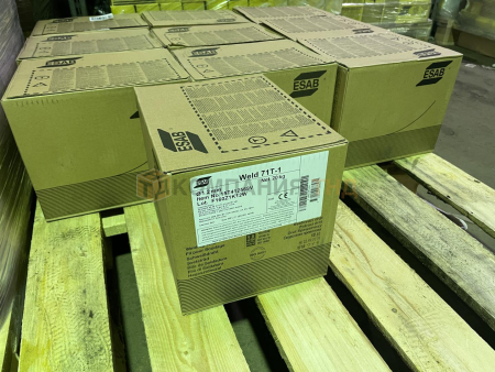 Порошковая проволока ESAB 71T для сварки углеродистых и низколегированных сталей Проволока порошковая ESAB Weld 71T-1