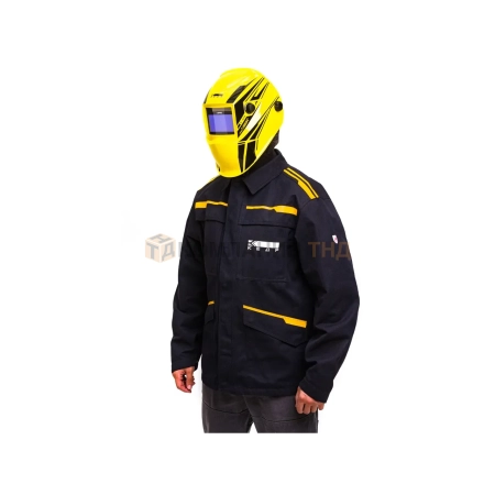 Маска сварочная КЕДР К-304 PRO, жёлтая (8009794)