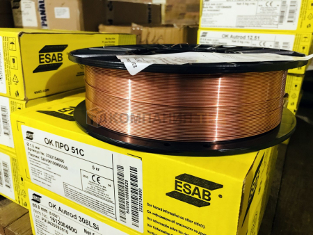 Проволока сварочная ESAB ОК ПРО 51С